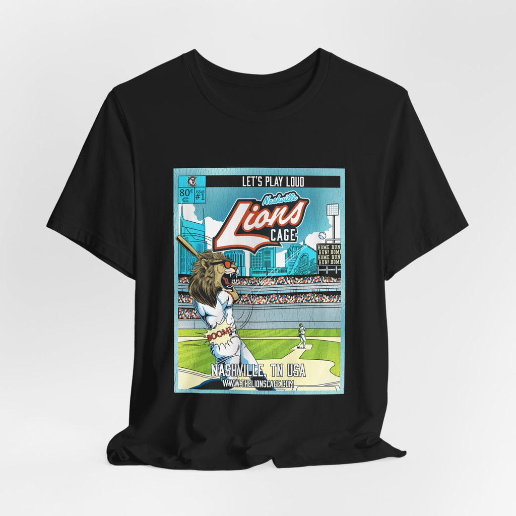 Unisex Lions Cage Comic Cover Tee – Issue #1