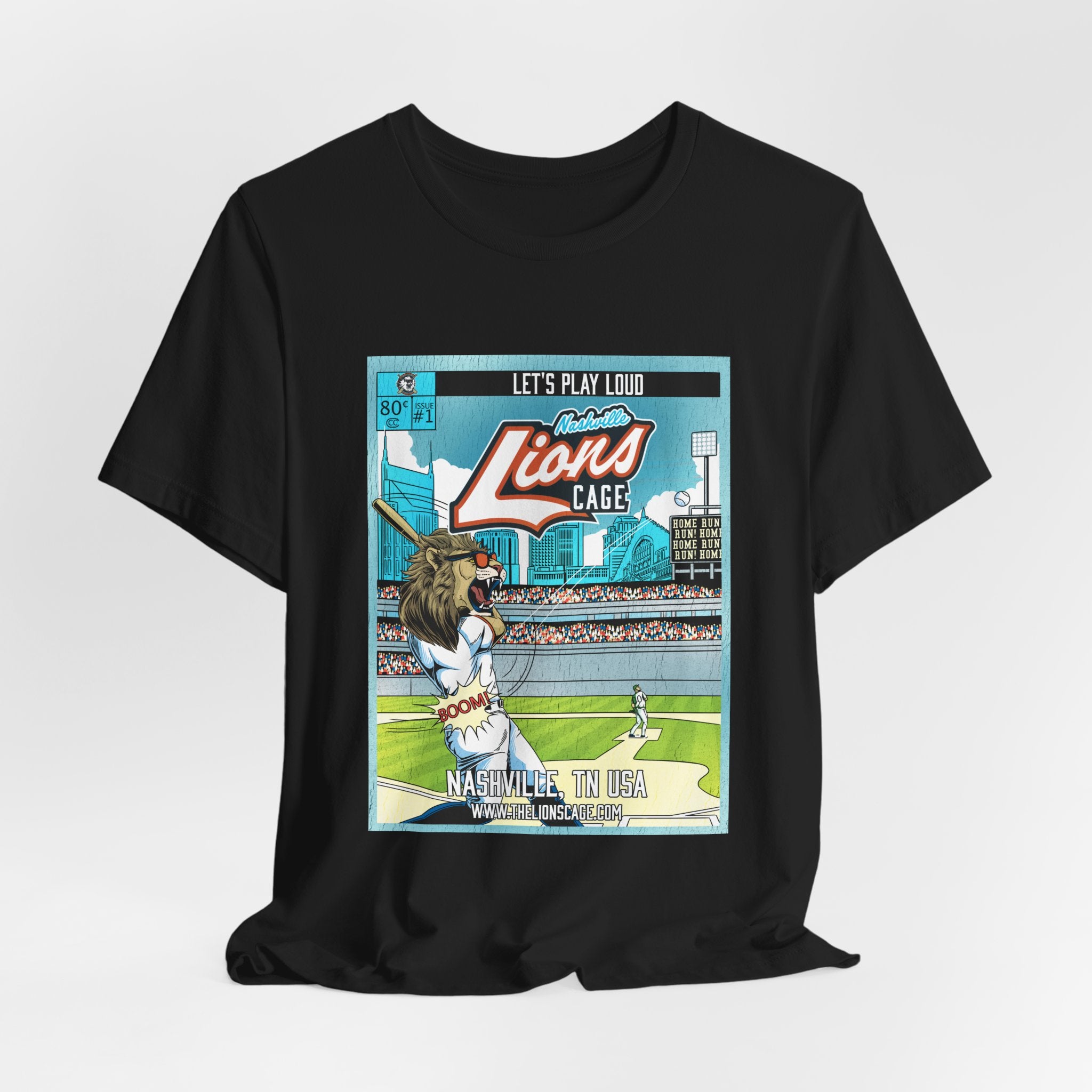 Unisex Lions Cage Comic Cover Tee – Issue #1