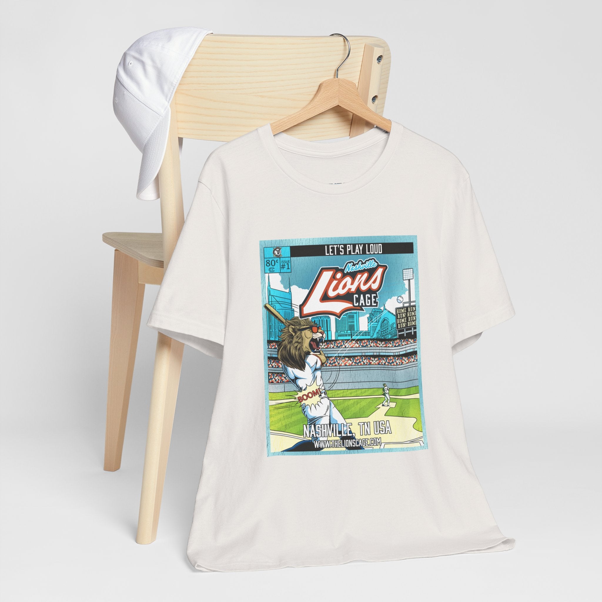 Unisex Lions Cage Comic Cover Tee – Issue #1