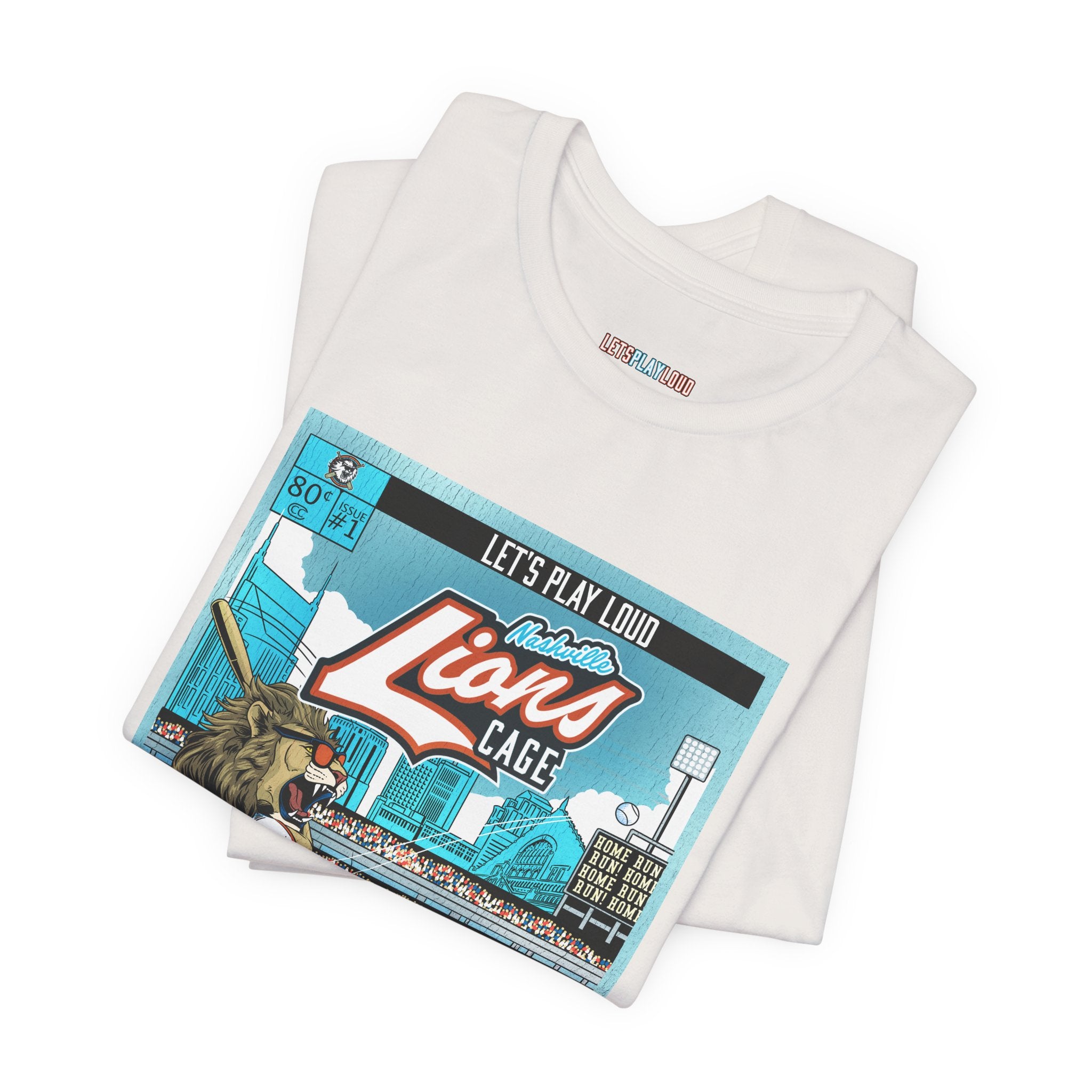 Unisex Lions Cage Comic Cover Tee – Issue #1