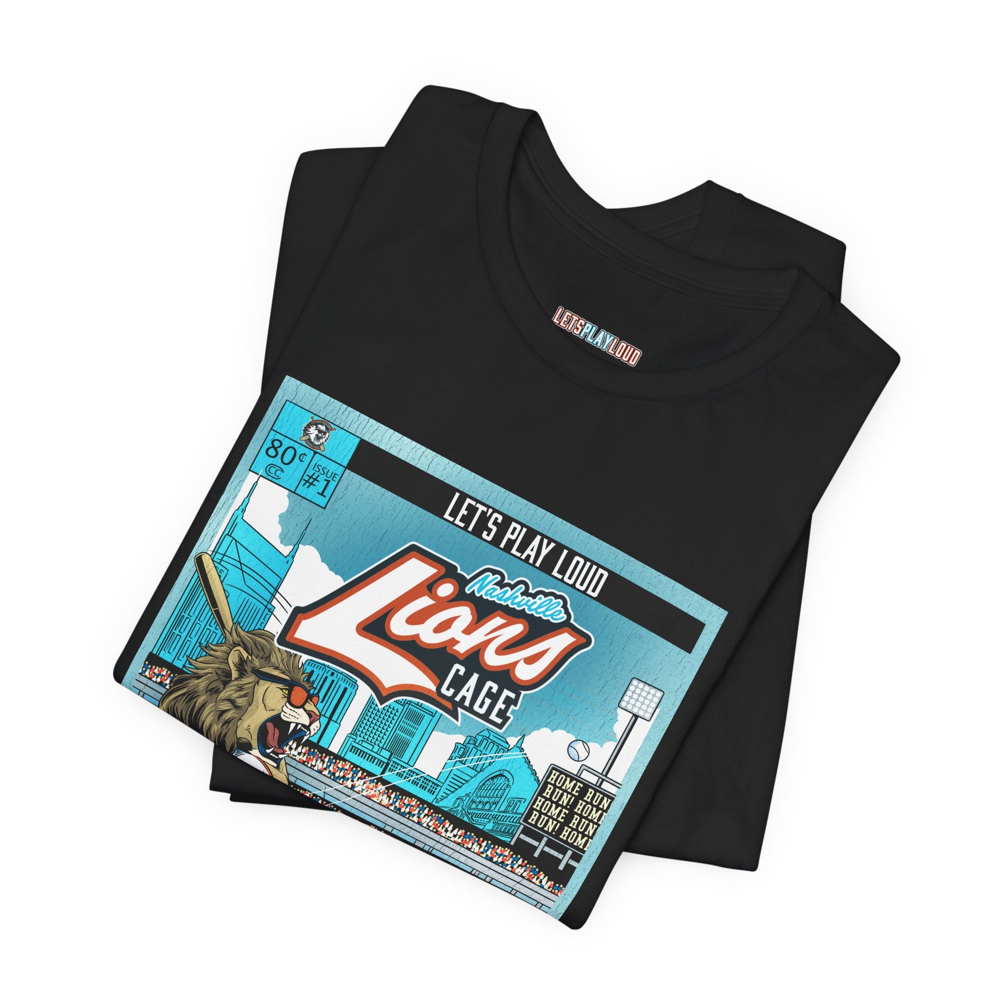 Unisex Lions Cage Comic Cover Tee – Issue #1