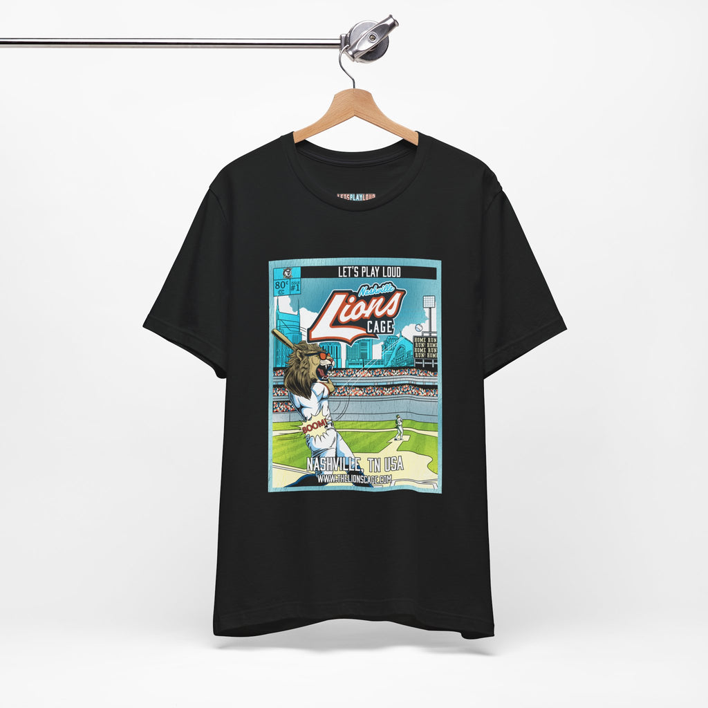 Unisex Lions Cage Comic Cover Tee – Issue #1