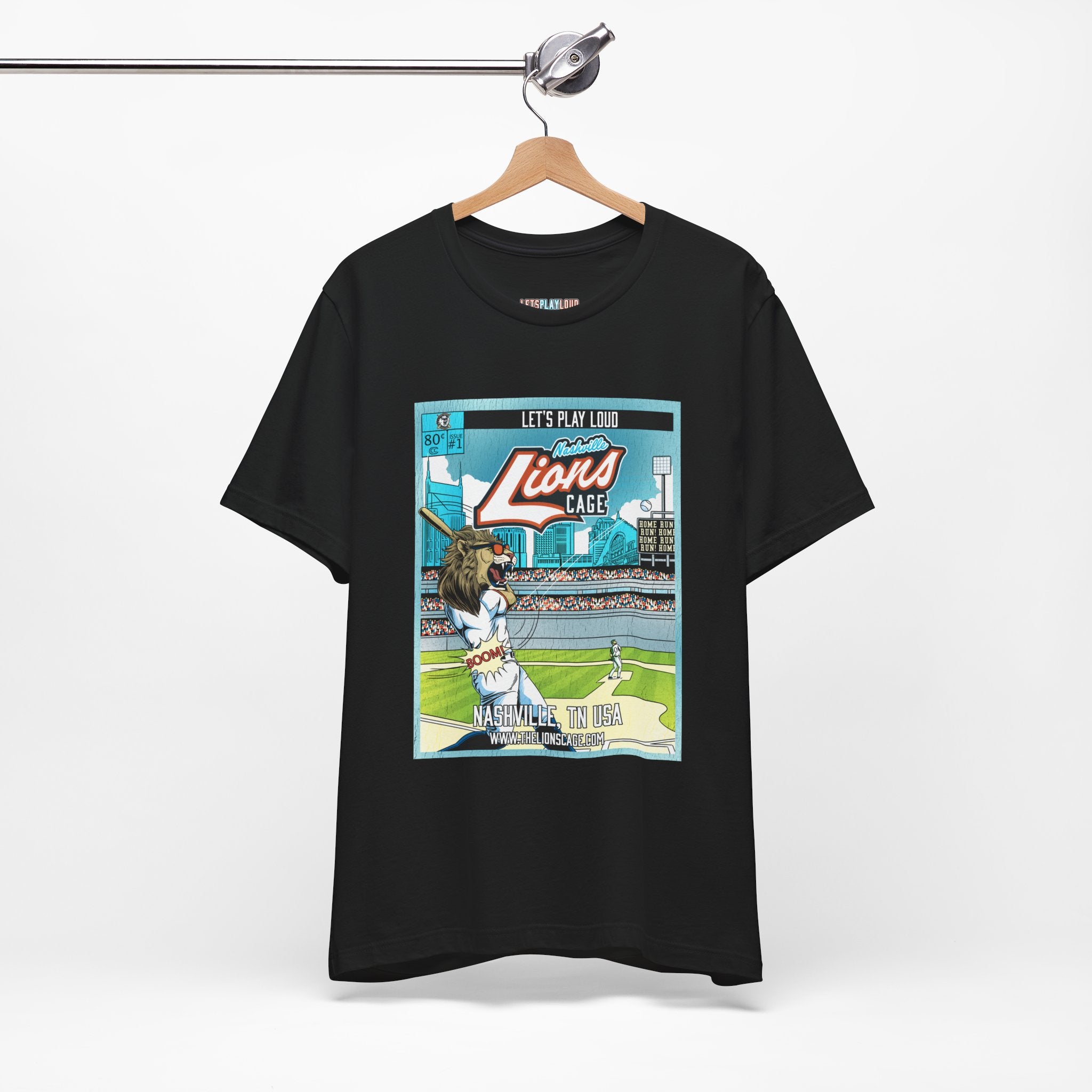 Unisex Lions Cage Comic Cover Tee – Issue #1
