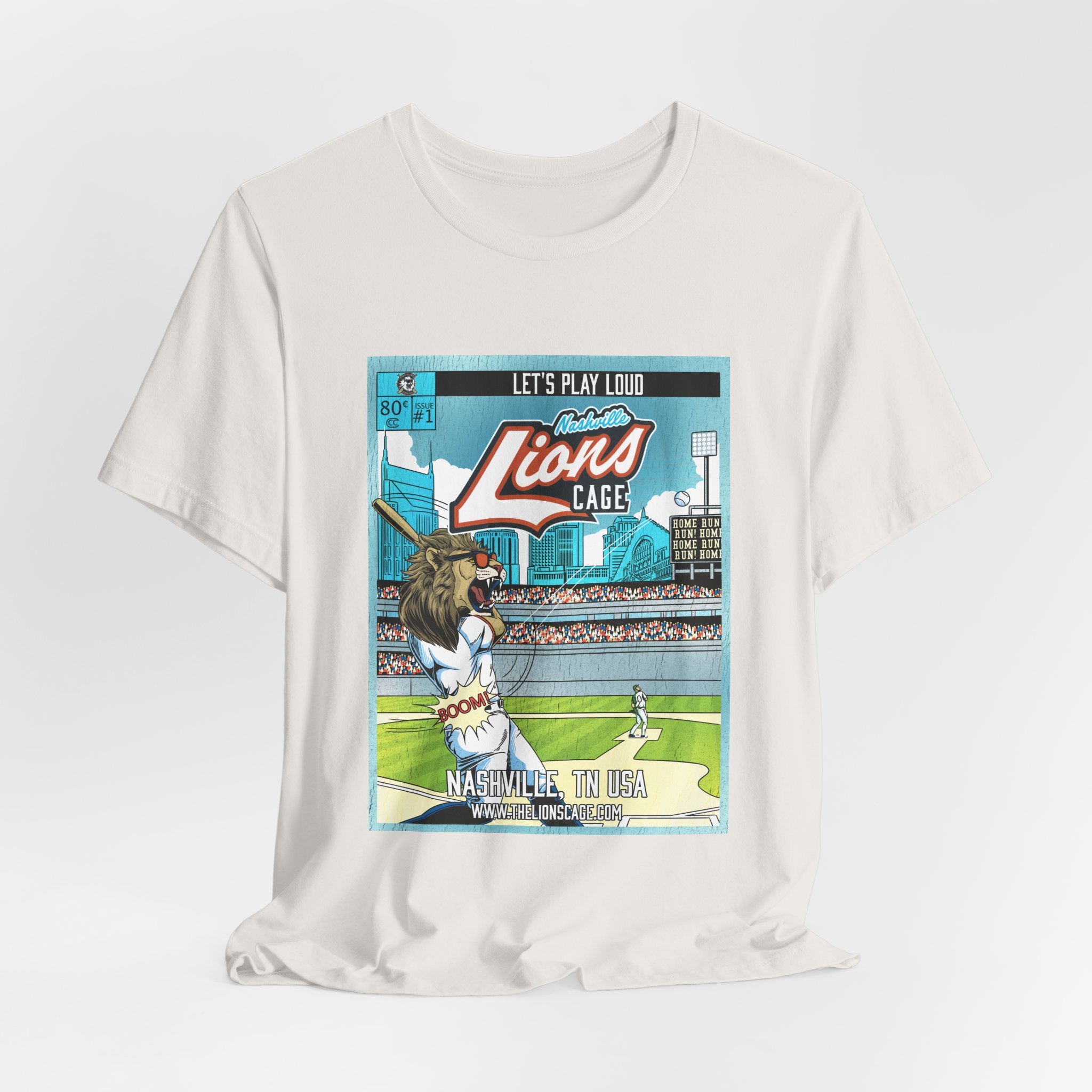 Unisex Lions Cage Comic Cover Tee – Issue #1