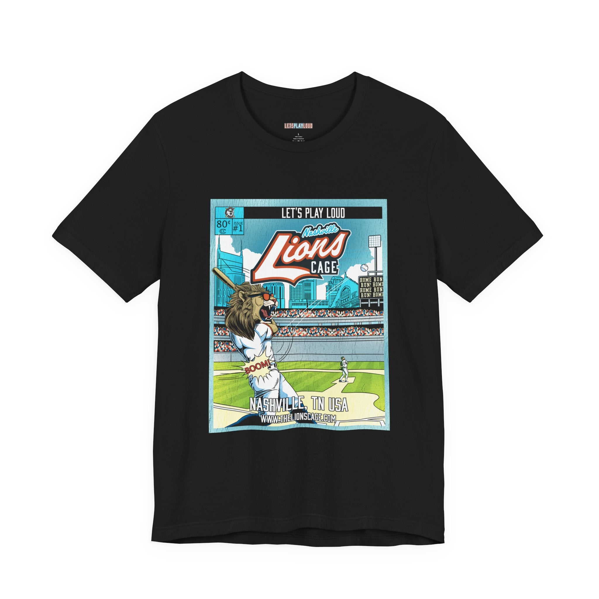 Unisex Lions Cage Comic Cover Tee – Issue #1