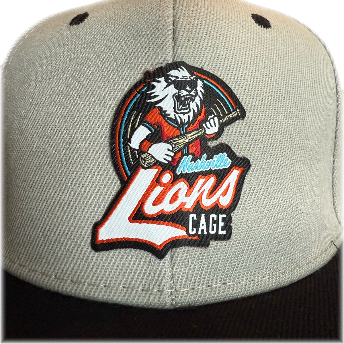 Nashville Lions Cage Snapback Hat