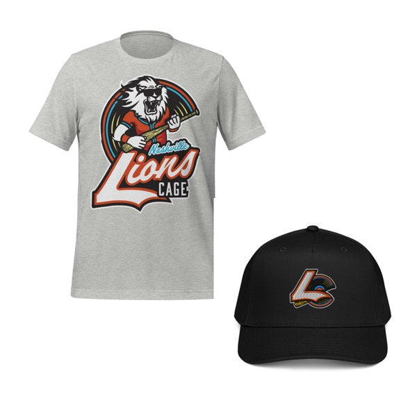 First-place prize: Lions Cage Logo tee and LC Embroidered Snapback